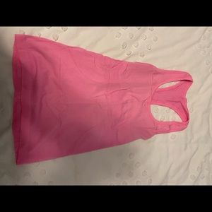 Pink Lululemon Swiftly Tech Tank Top
